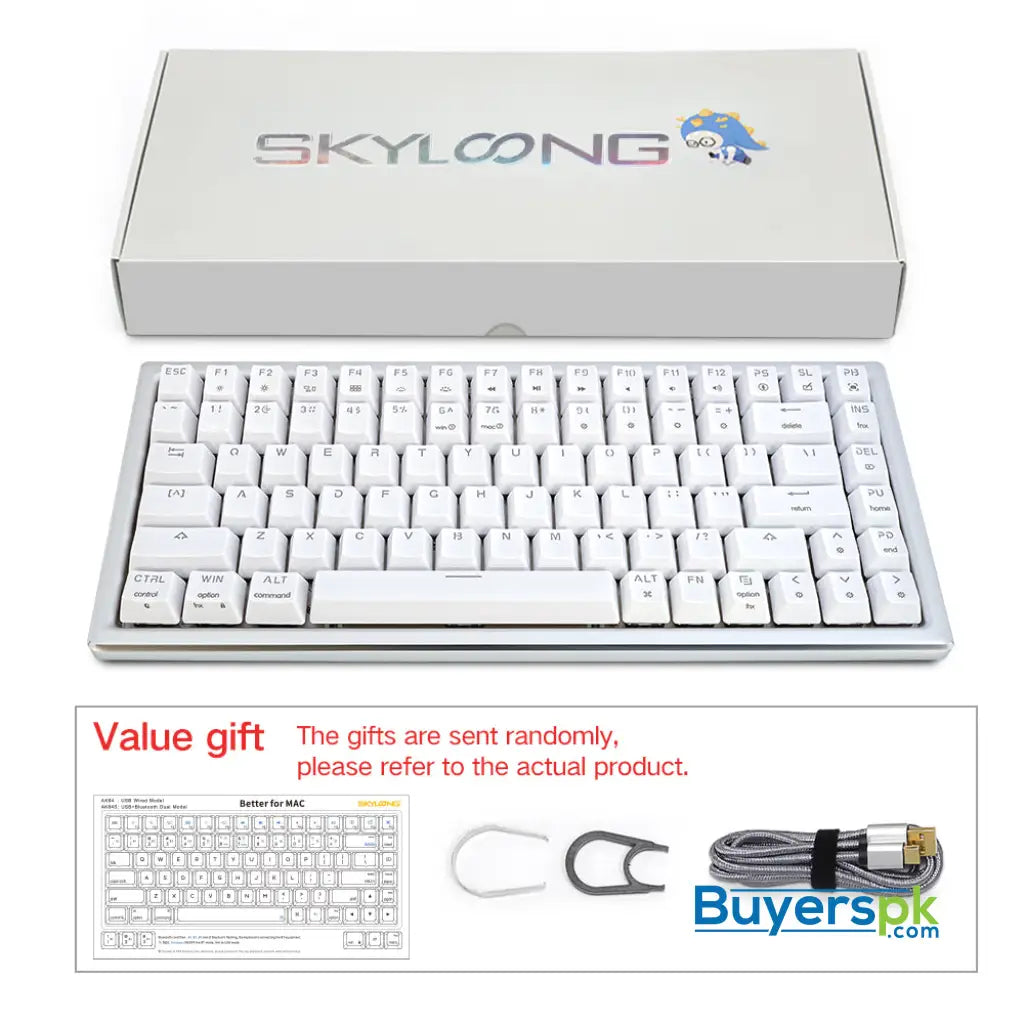 Sk84k White (abs Keycaps) Switches: Red - gaming keyboard Price in Pakistan Sk84k White (abs Keycaps) Switches: Red - gaming keyboard Price in Pakistan